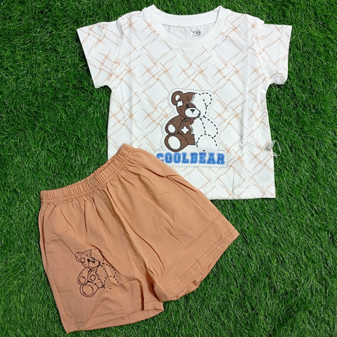Imported - T.Shirt & Nicker - Design Peach