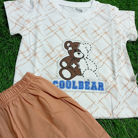 Imported - T.Shirt & Nicker - Design Peach