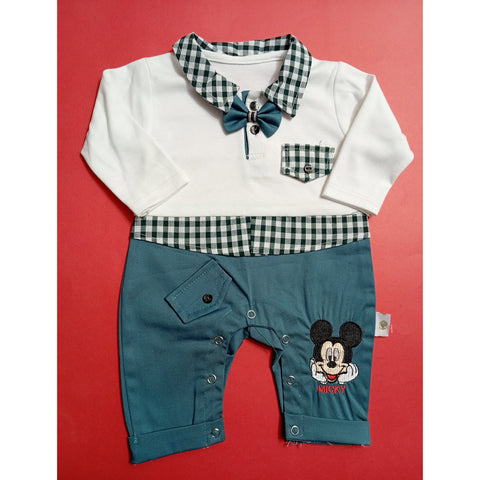 Baby Romper - Mickey Blue - D25