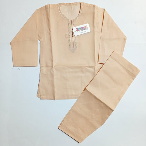 Kurta Shalwar - Light Peach - C6-C8