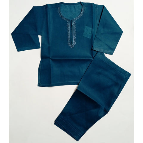 Kurta Shalwar - Greenish - C14