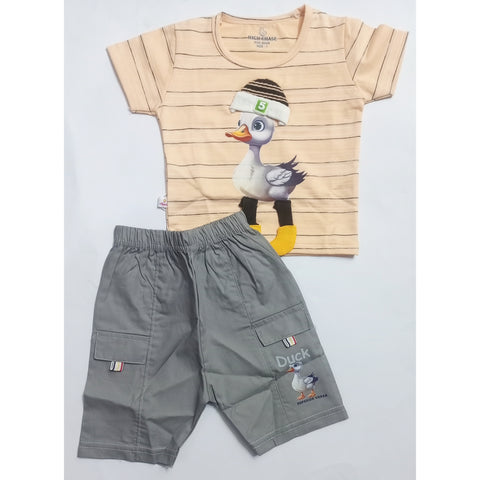 T.shirt & Trouser - Duck - Peach