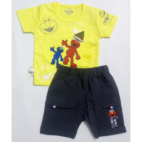 T.shirt & Trouser - Cartoon - Yellow