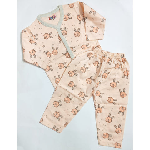 Summer Night Suit - 25 - Peach Rabbit