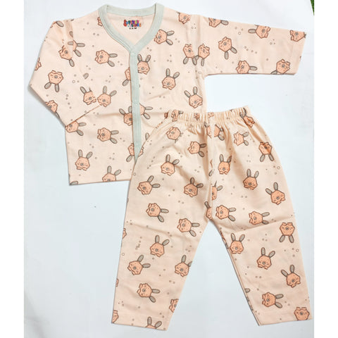 Summer Night Suit - 25 - Peach Rabbit