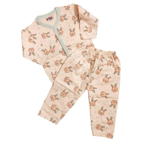 Summer Night Suit - 25 - Peach Rabbit