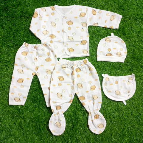 5 Pieces Baby Gift Set - Elephant & Balloon