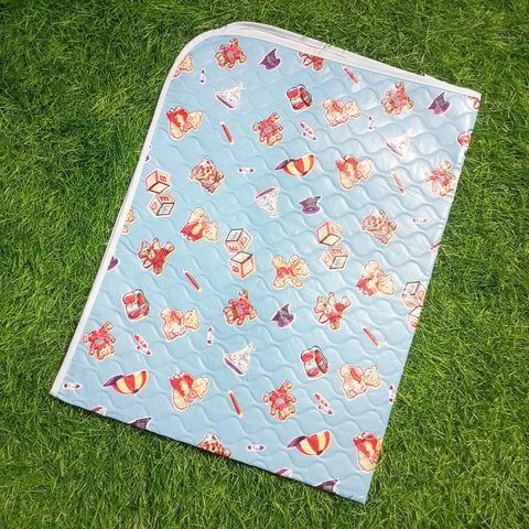 Diaper Changing Sheet - Blue Design