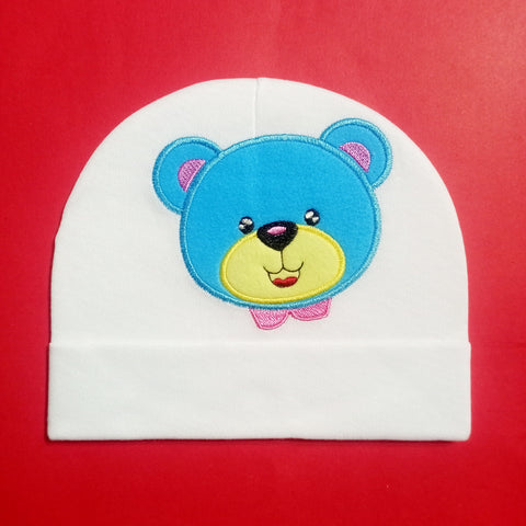 Baby Caps - Blue Bear - Large