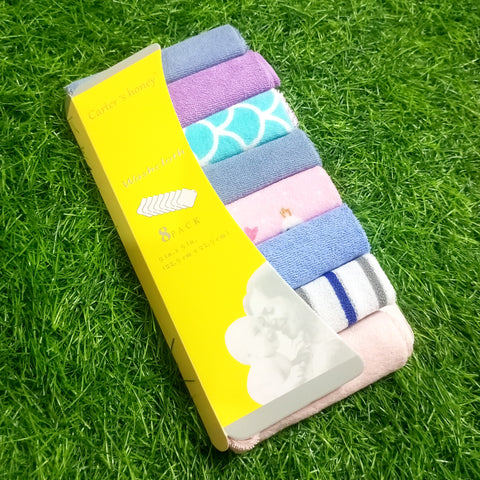 Pack of 8 Baby Face Towels