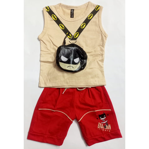 Sleeveless Shirt & Short - Batman - Skin