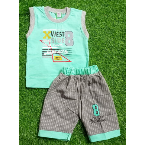 Sleeveless Shirt & Short - Champion - Green