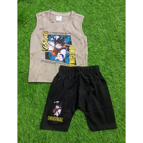 Sleeveless Shirt & Short - Orginal - Skin