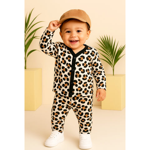 Summer Night Suit - Design 25 - Tiger Print