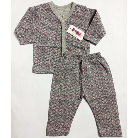 Summer Night Suit - Design 25 - Gray Design