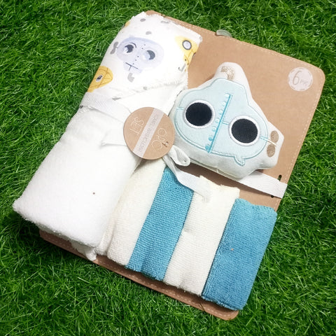 6 Pieces Bath Towel Set - Design 6