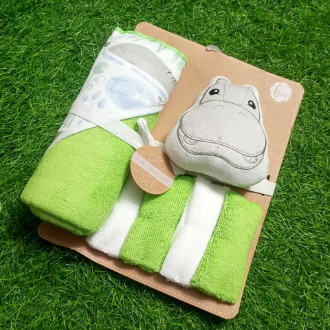 6 Pieces Bath Towel Set - Design 8