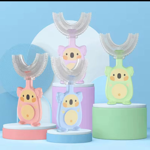 U Shaped Toothbrush - Cartoon