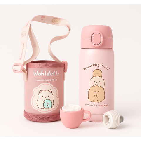 Cute Cartoon Bottle with Straw -  500ML