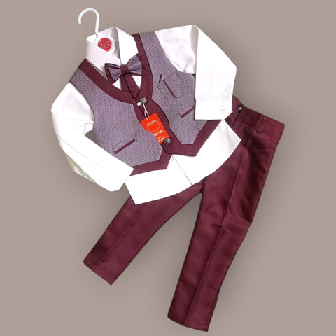 3 Pieces Baby Boys Dress - Design 2