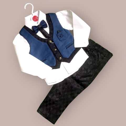 3 Pieces Baby Boys Dress - Design 3