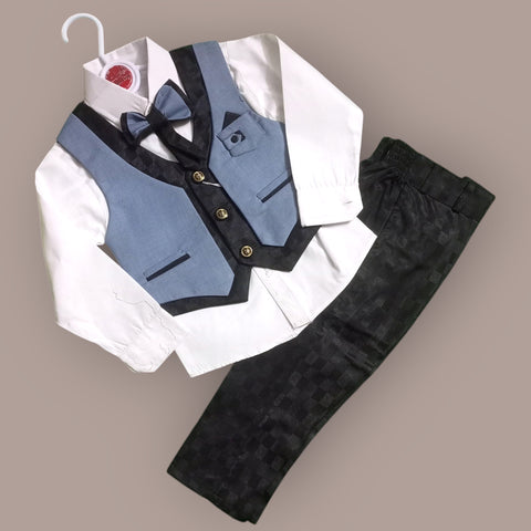 3 Pieces Baby Boys Dress - Design 5