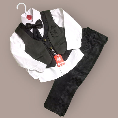 3 Pieces Baby Boys Dress - Design 6