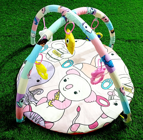 Baby Fitness - Play Gym Mat - Pink Mix Print