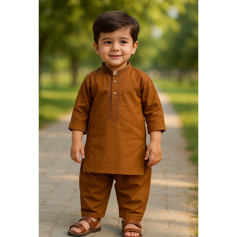 Kurta Shalwar - Wash N Wear - Design 1
