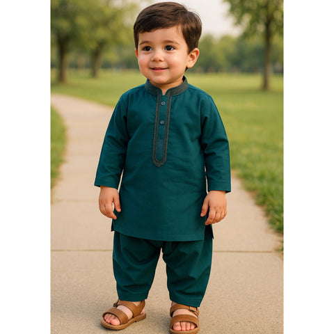 Kurta Shalwar - Wash N Wear - Design 4