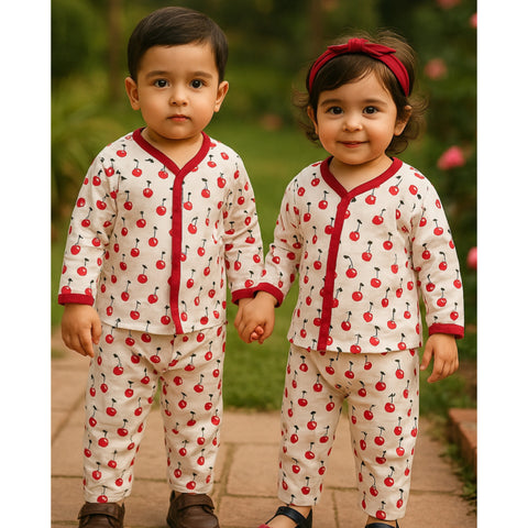 Summer Night Suit - 25 - Red Cherry
