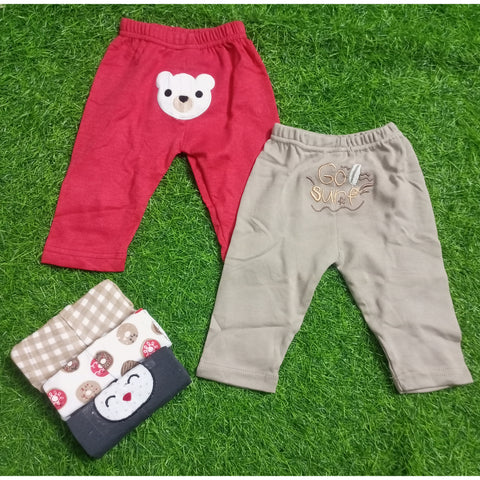 Pack Of 5 Trousers - Red - Design 2506