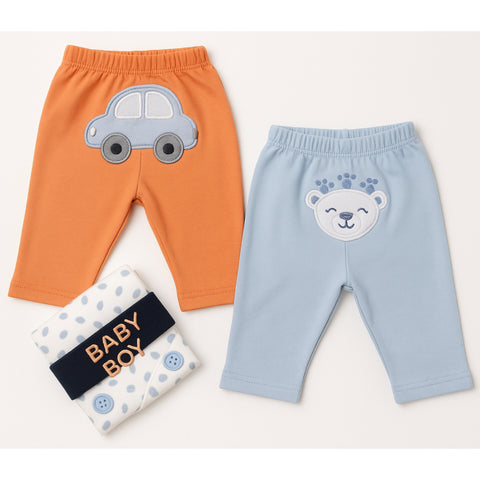 Pack Of 5 Trousers - Blue - Design 2507