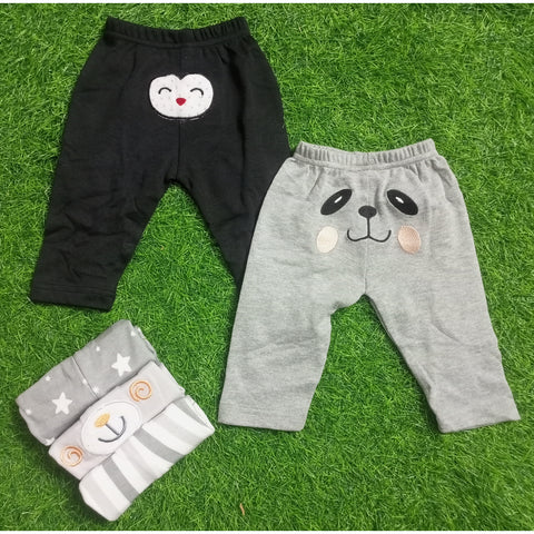 Pack Of 5 Trousers - Gray - Design 2508