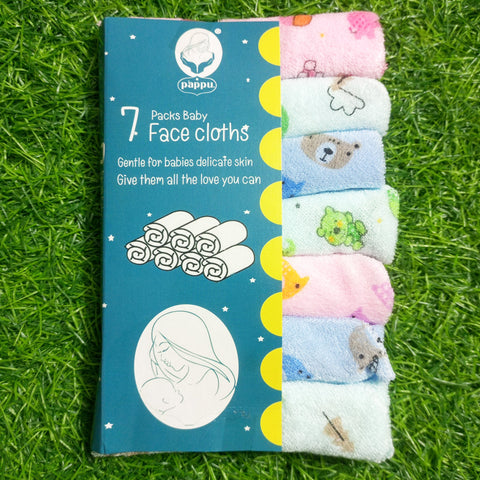 Pack of 7 Baby Face Towels
