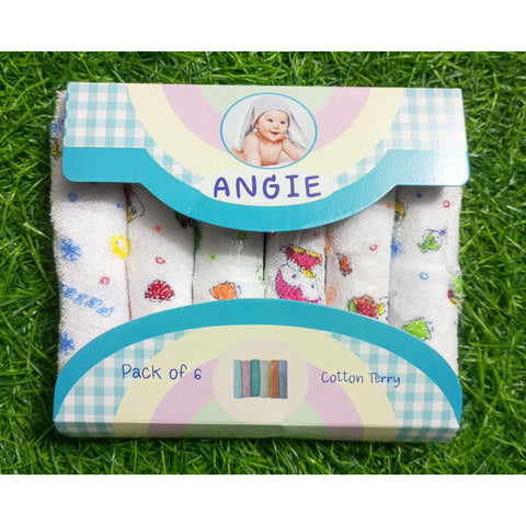 Pack of 6 Baby Face Towels