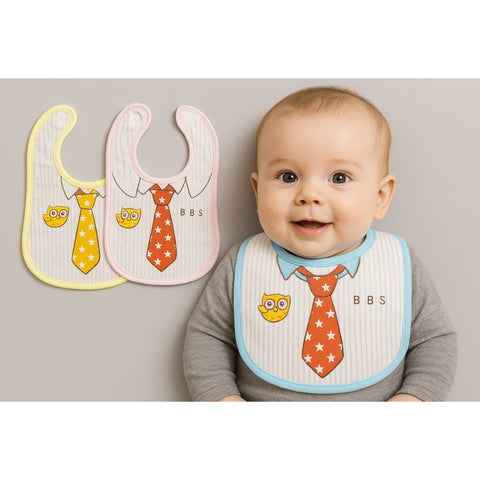 Pack of 3 Bibs - Stars