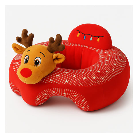 Baby Floor Seat - Cartoon Red