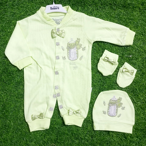 3 Pieces Baby Gift Set - Green