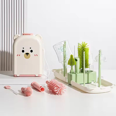 Portable Bottle Brush Set
