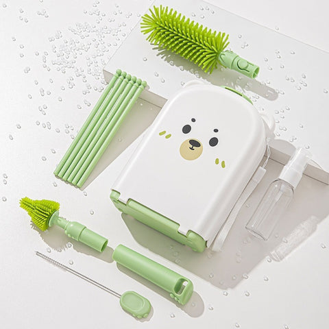 Portable Bottle Brush Set