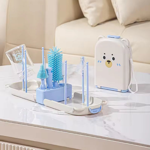 Portable Bottle Brush Set