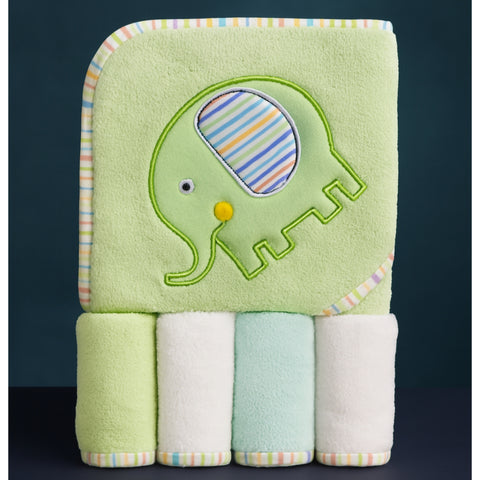 Hooded Towel - Green