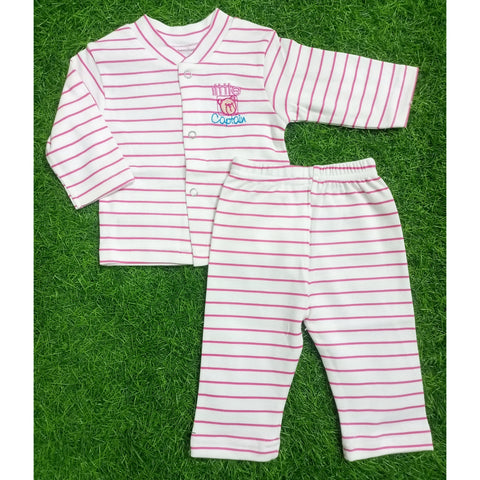 Night Suit - Pink Lining - My Baby