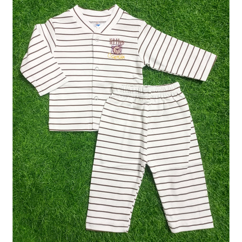 Night Suit - Brown Lining - My Baby