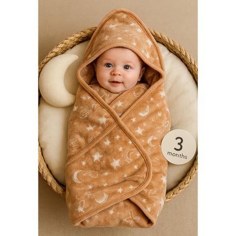 Plush Wrapping Sheet - Mini Stars