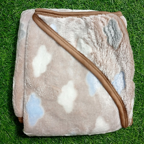 Plush Wrapping Sheet - Clouds