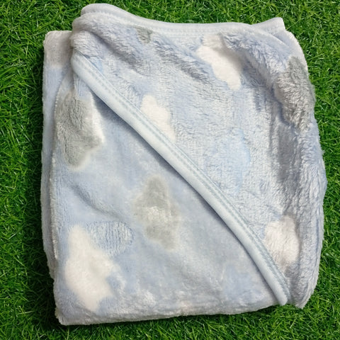 Plush Wrapping Sheet - Clouds