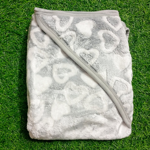 Plush Wrapping Sheet - Hearts