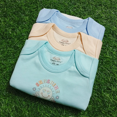 Pack of 3 Baby Suits -  Cartoon